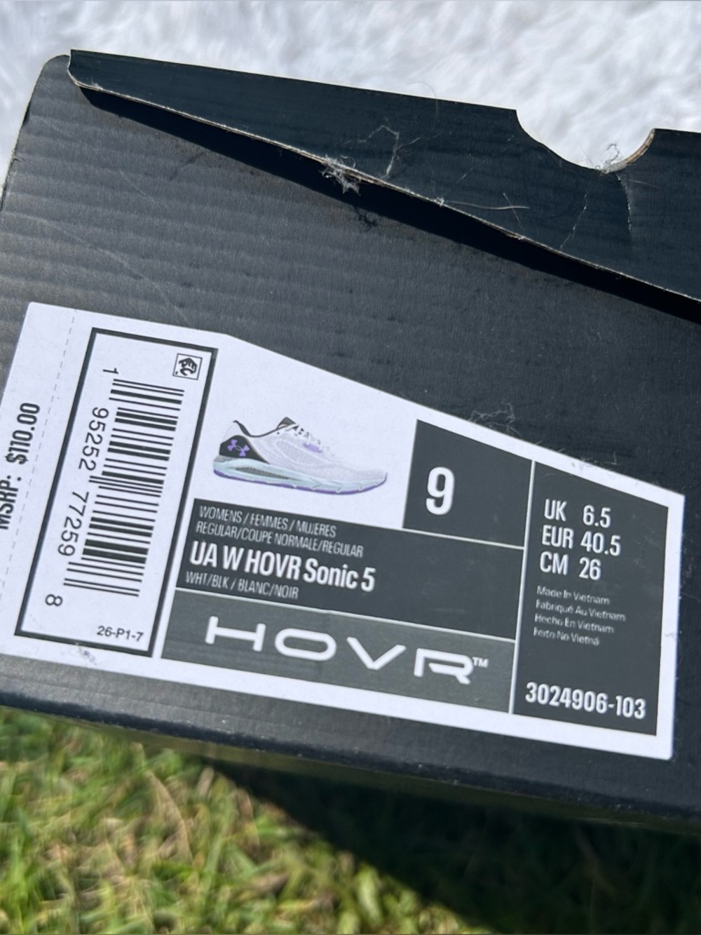Under Armour UA HOVR Sonic 5 Running Shoes Women's Size 9 New in Box - Picture 11 of 16